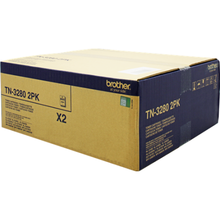 Brother TN-3280 2PK Multipack Noir Original 