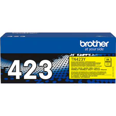 Brother TN-423Y Toner Jaune Original 