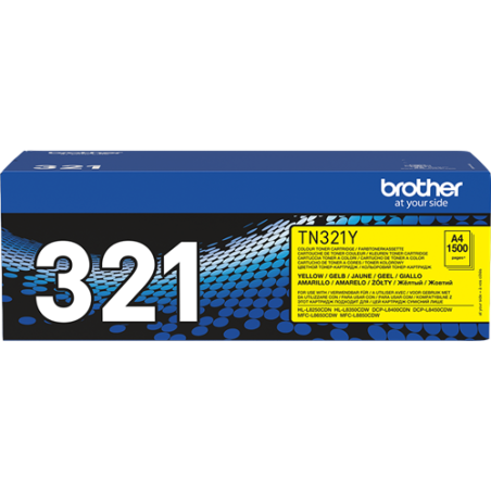 Brother TN-321Y Toner Jaune Original 