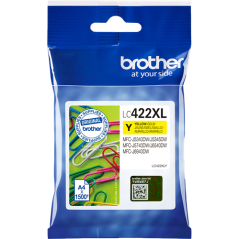 Brother LC422XLY Cartouche Jaune Originale 