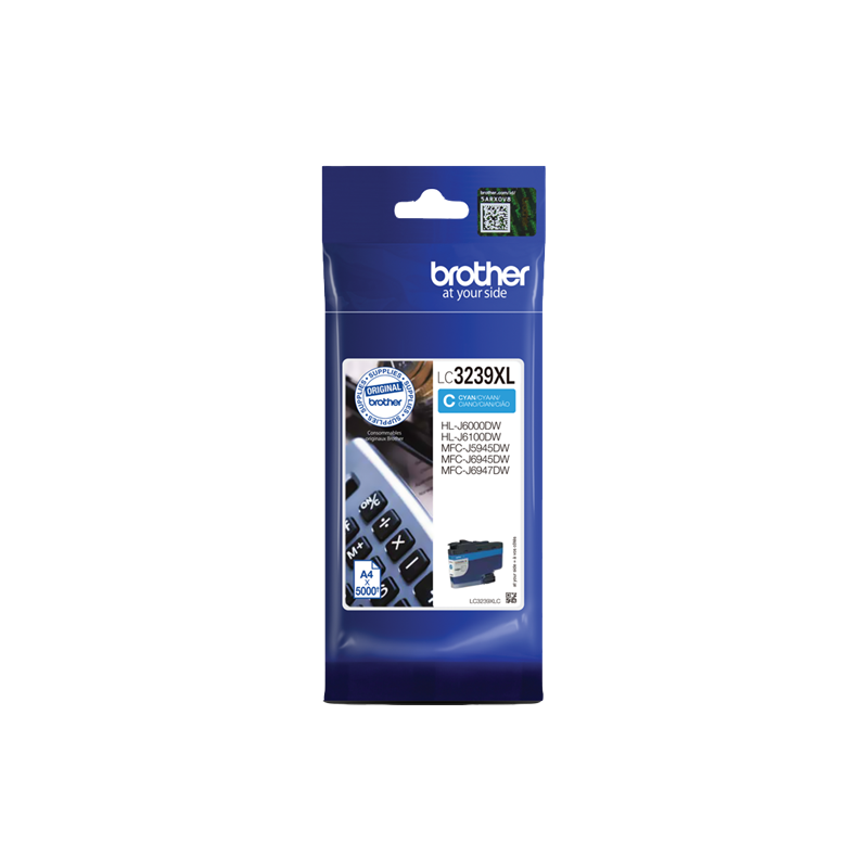 Brother LC3239XLC Cartouche Cyan Originale