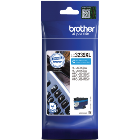 Brother LC3239XLC Cartouche Cyan Originale 