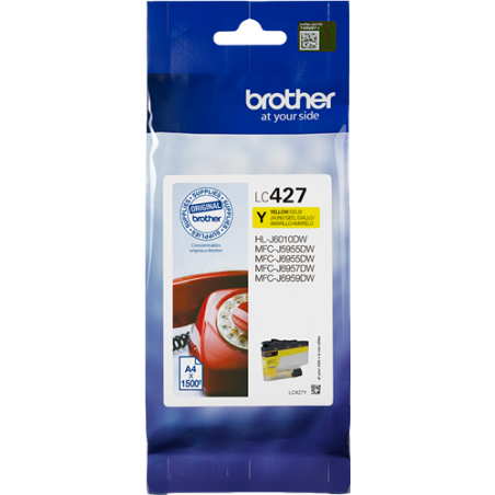Brother LC427Y Cartouche Jaune Originale 