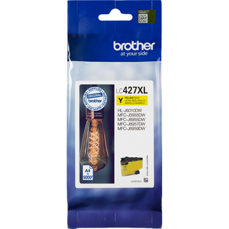 Brother LC427XLY Cartouche Jaune Originale 