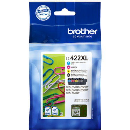 Brother LC422XL Multipack 4 Couleurs Original 