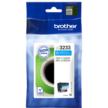 Brother LC3233C Cartouche Cyan Originale 