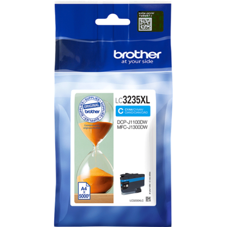 Brother LC3235XLC Cartouche Cyan Originale 