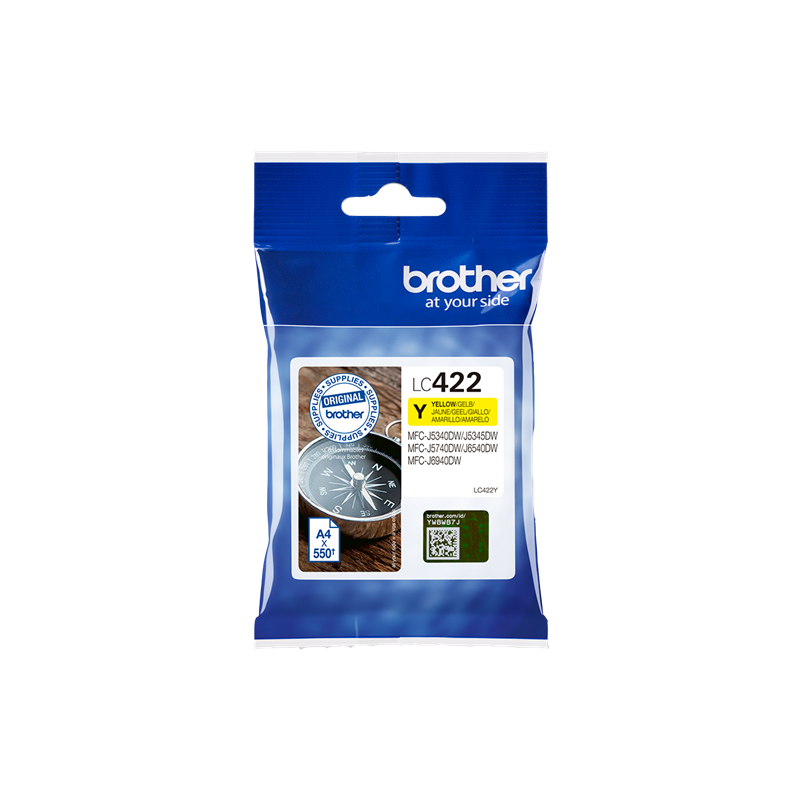 Brother LC422Y Cartouche Jaune Originale