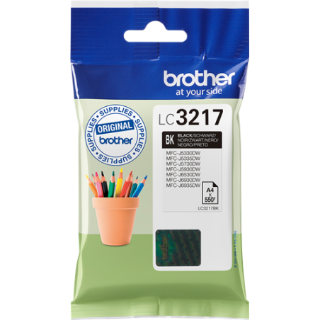 Brother LC3217BK Cartouche Noir Originale 