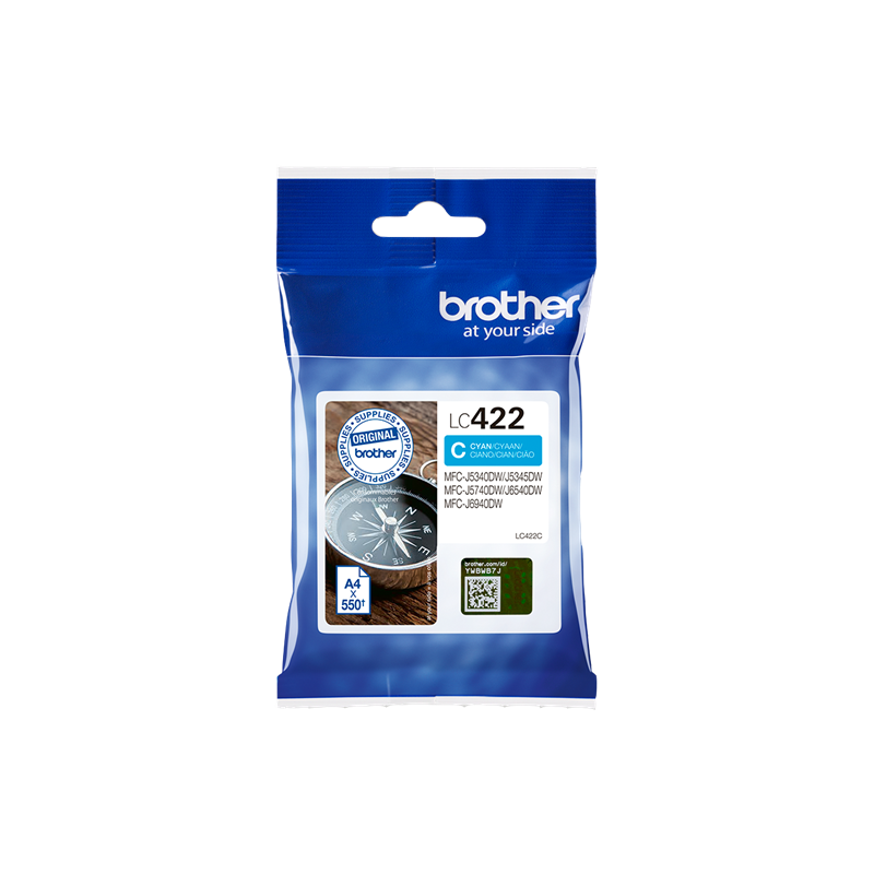 Brother LC422C Cartouche Cyan Originale