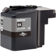 Brother LC12EBK Cartouche Noir Originale 