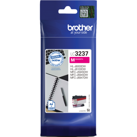Brother LC3237M Cartouche Magenta Originale 