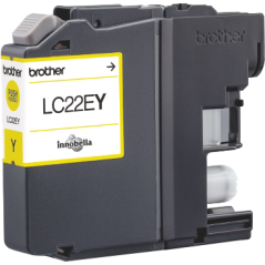 Brother LC22EY Cartouche Jaune Originale 