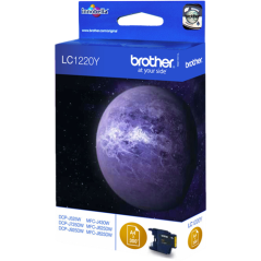 Brother LC1220Y Cartouche Jaune Originale 