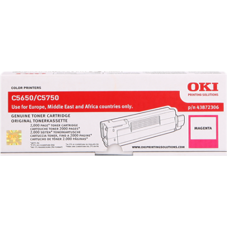 OKI 43872306 Toner Magenta Original 