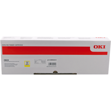 OKI 44844613 Toner Jaune Original 