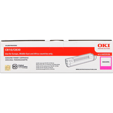 OKI 44059106 Toner Magenta Original 