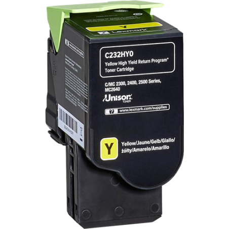 Lexmark C232HY0 Toner Jaune Original 