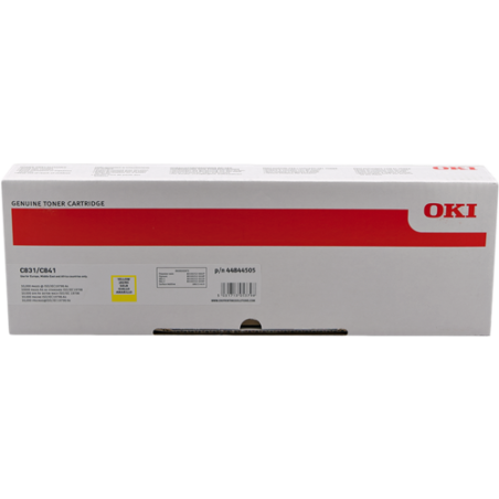 OKI 44844505 Toner Jaune Original 