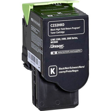Lexmark C232HK0 Toner Noir Original 