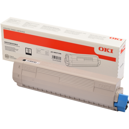 OKI 46471104 Toner Noir Original 
