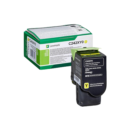 Lexmark C242XY0 Toner Jaune Original 