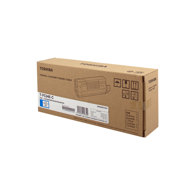 Toshiba T-FC34EC Toner Cyan Original