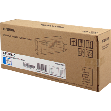 Toshiba T-FC34EC Toner Cyan Original 