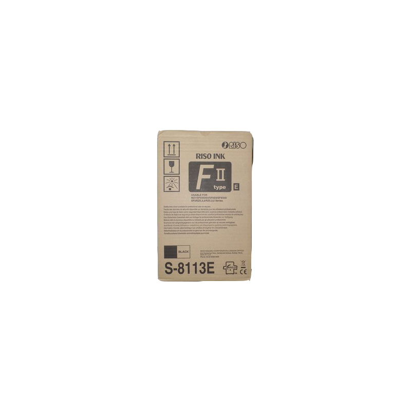 Riso S-8113E Cartouche Noir Originale