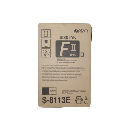 Riso S-8113E Cartouche Noir Originale 