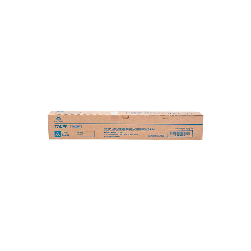 Konica Minolta TN221C Toner Cyan Original