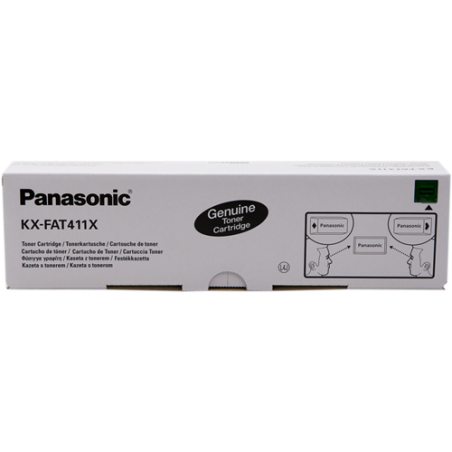 Panasonic KX-FAT411X Toner Noir Original 