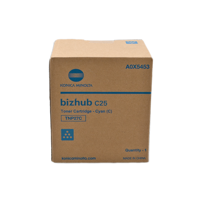 Konica Minolta TNP27C Toner Cyan Original