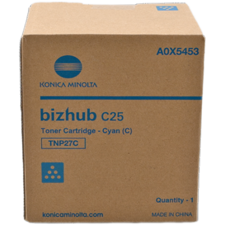Konica Minolta TNP27c Toner Cyan Original 