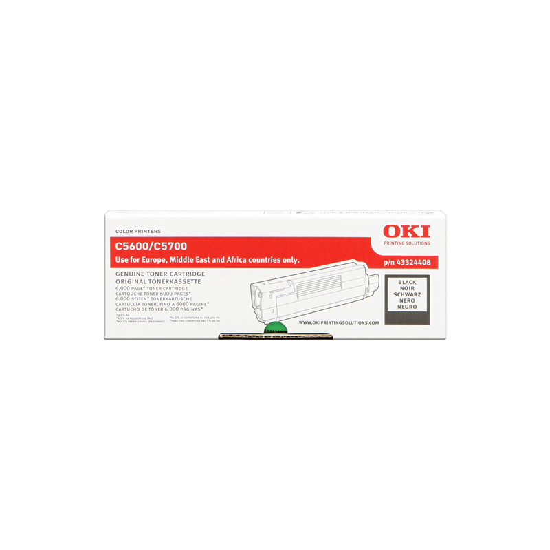 OKI 43324408 Toner Noir Original