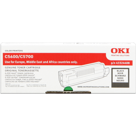 OKI 43324408 Toner Noir Original 