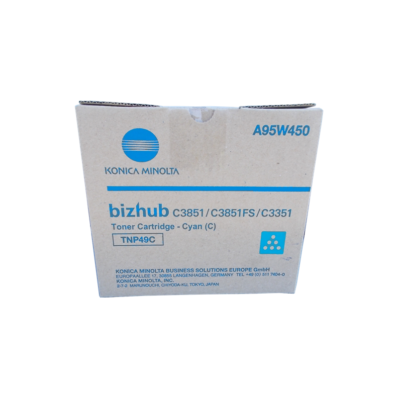 Konica Minolta TNP49C Toner Cyan Original