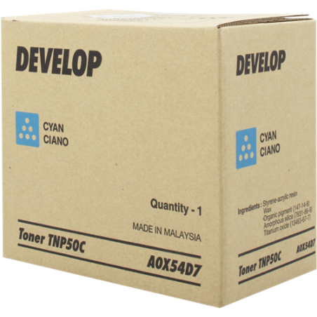 Develop TNP50C Toner Cyan Original 