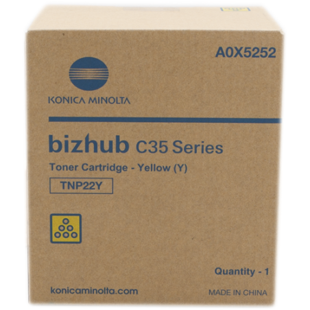 Konica Minolta TNP22Y Toner Jaune Original 