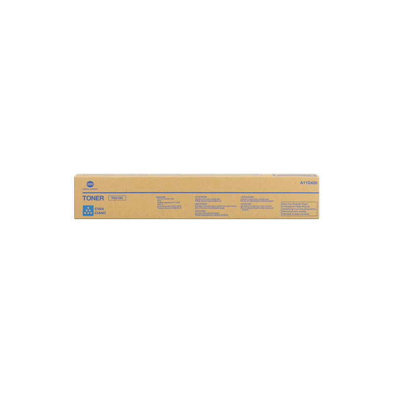 Konica Minolta TN319C Toner Cyan Original