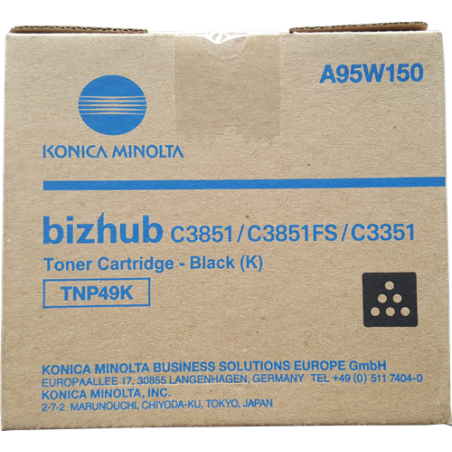 Konica Minolta TNP49K Toner Noir Original 