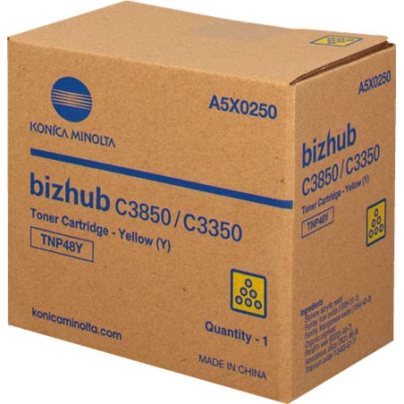 Konica Minolta TNP48 Toner Jaune Original 