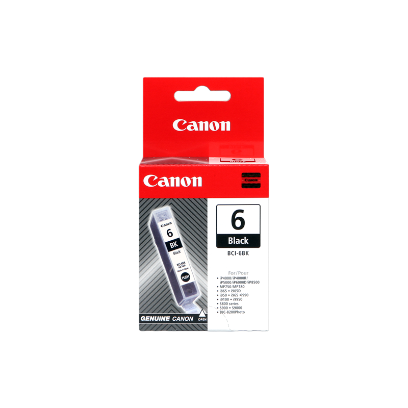 Canon BCI-6BK Cartouche Noir Originale