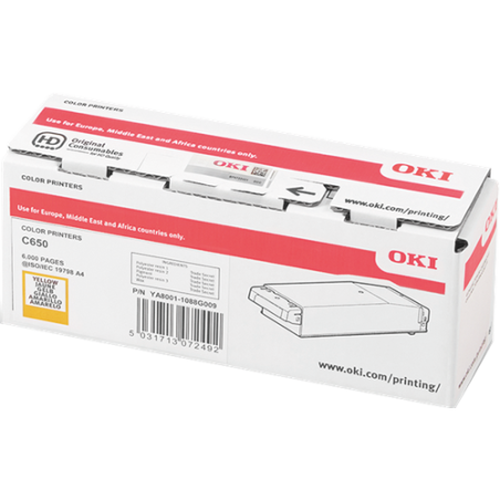 OKI 9006129 Toner Jaune Original 