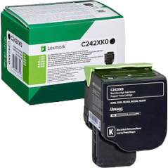 Lexmark C242XK0 Toner Noir Original 
