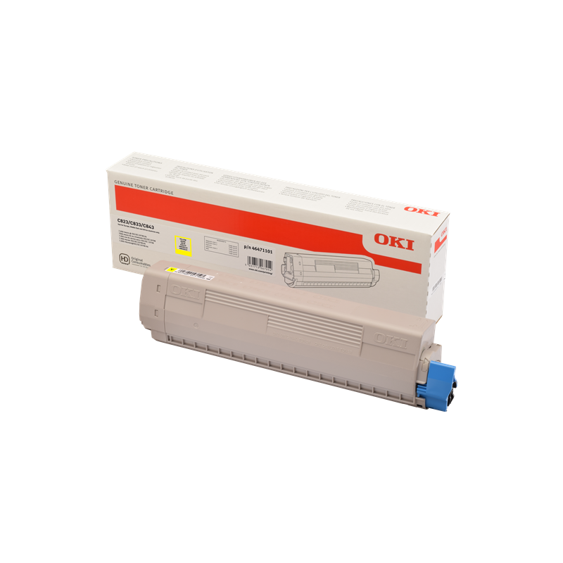 OKI 46471101 Toner Jaune Original