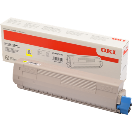 OKI 46471101 Toner Jaune Original 