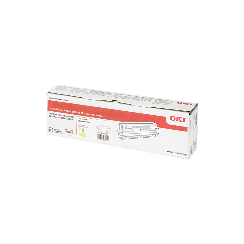 OKI 47095701 Toner Jaune Original