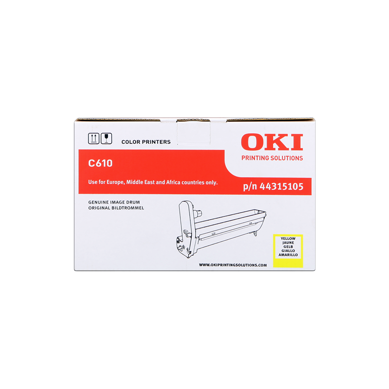 OKI 44315105 Tambour Jaune Original