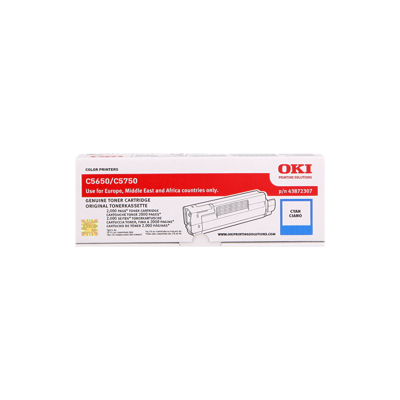 OKI 43872307 Toner Cyan Original